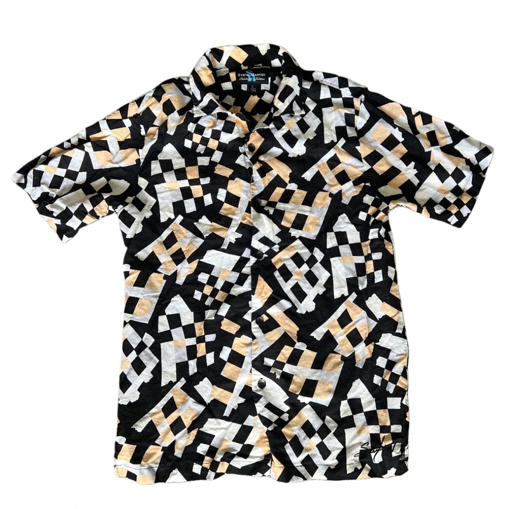 Steve Harvey Geometric Men's Shirt